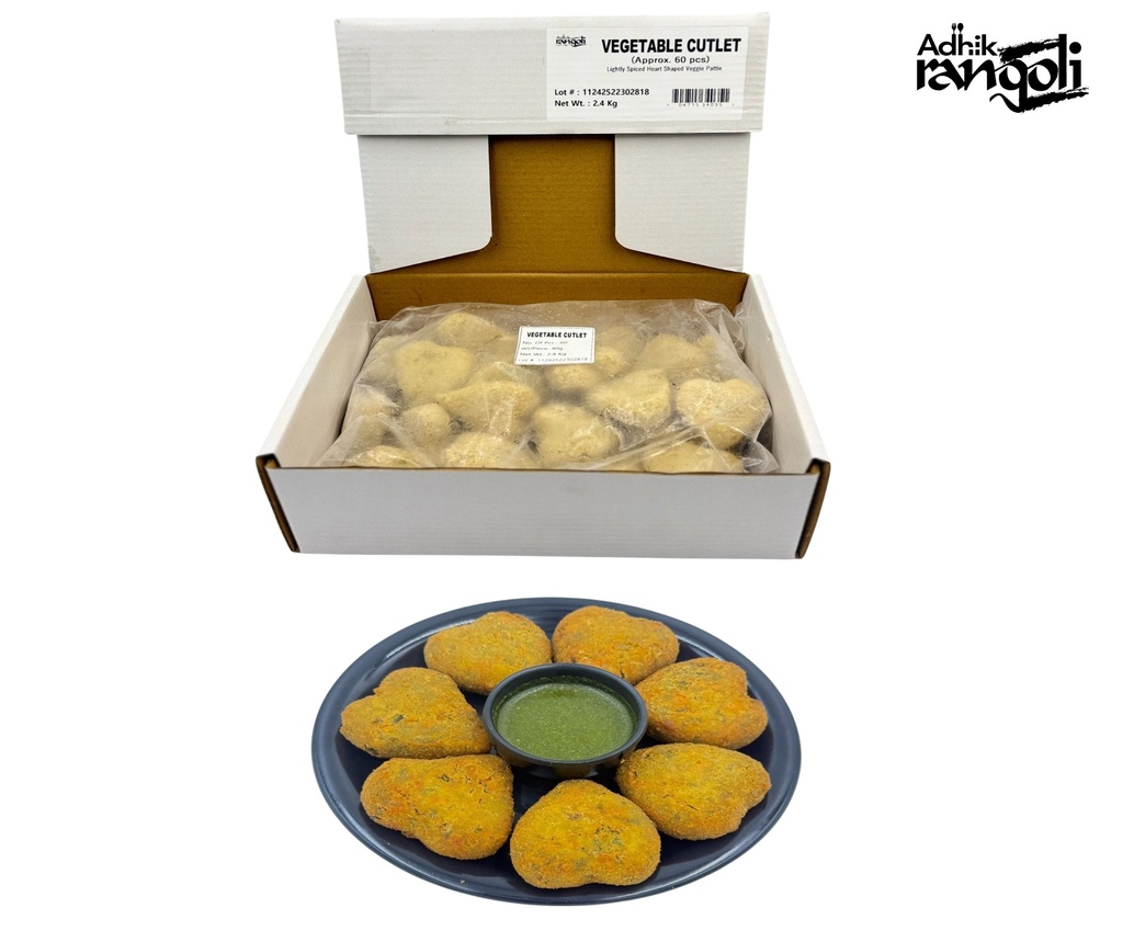 R16 VPK Veg Cutlet Heart Shape