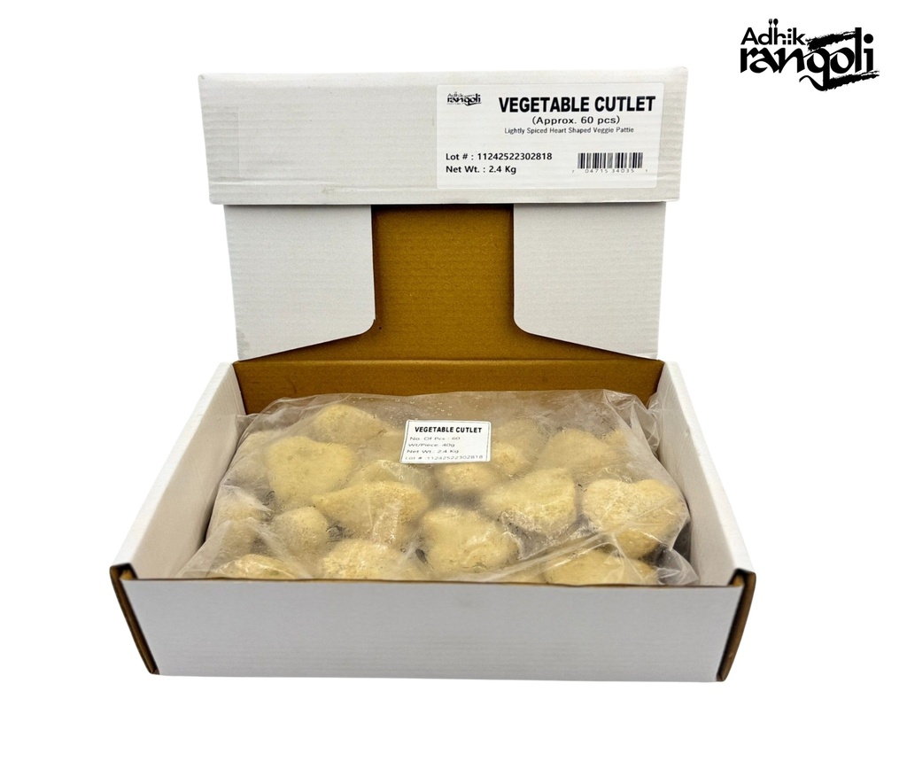 R16 VPK Veg Cutlet Heart Shape