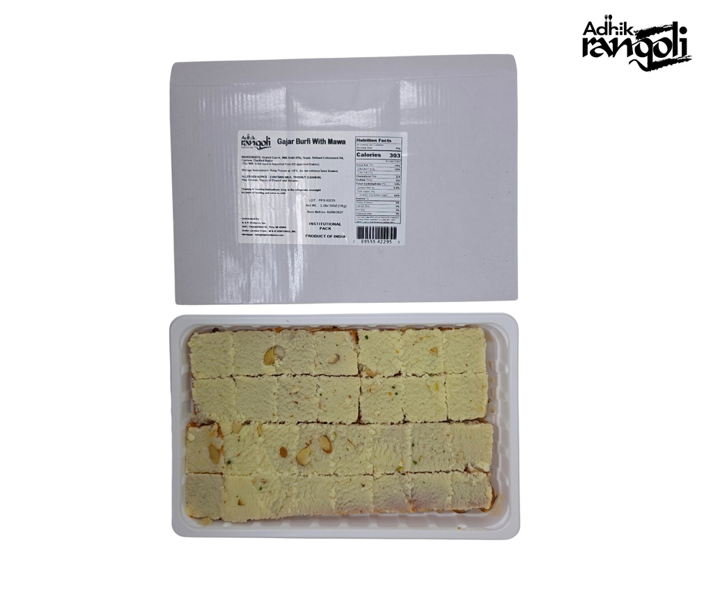 S23 Mawa Carrot Burfi (Khoya Gajar Burfi)