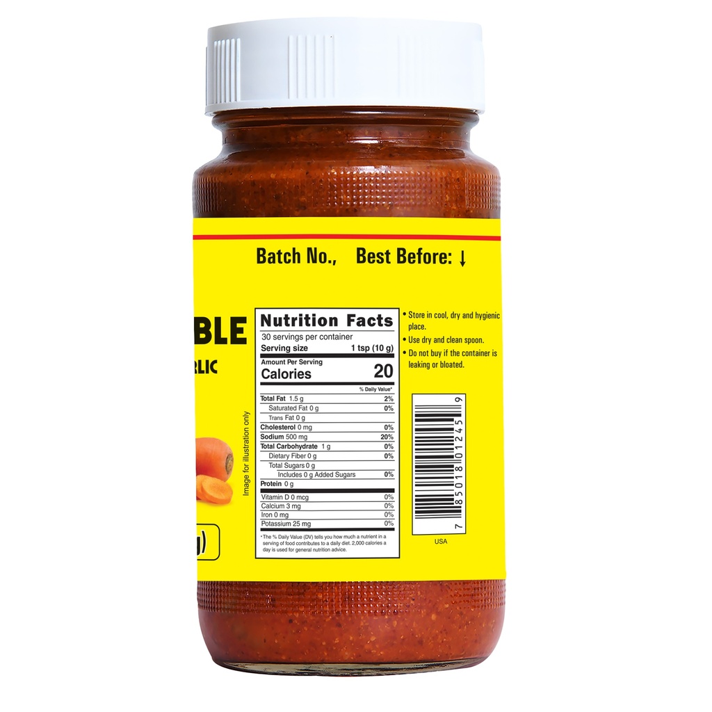 Mixed Veg Pickle W/ Garlic Hot