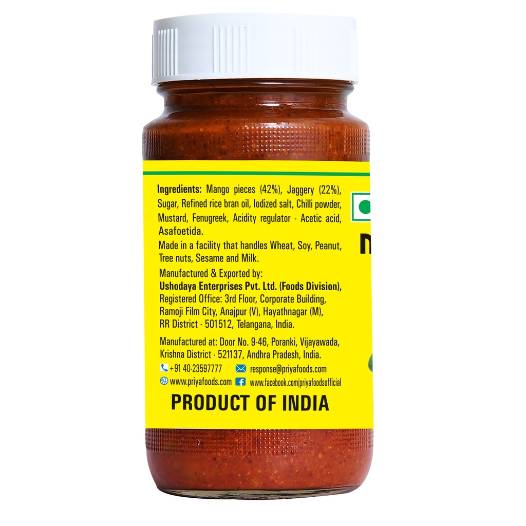 Mango Jaggery Pickle W/O Garlic