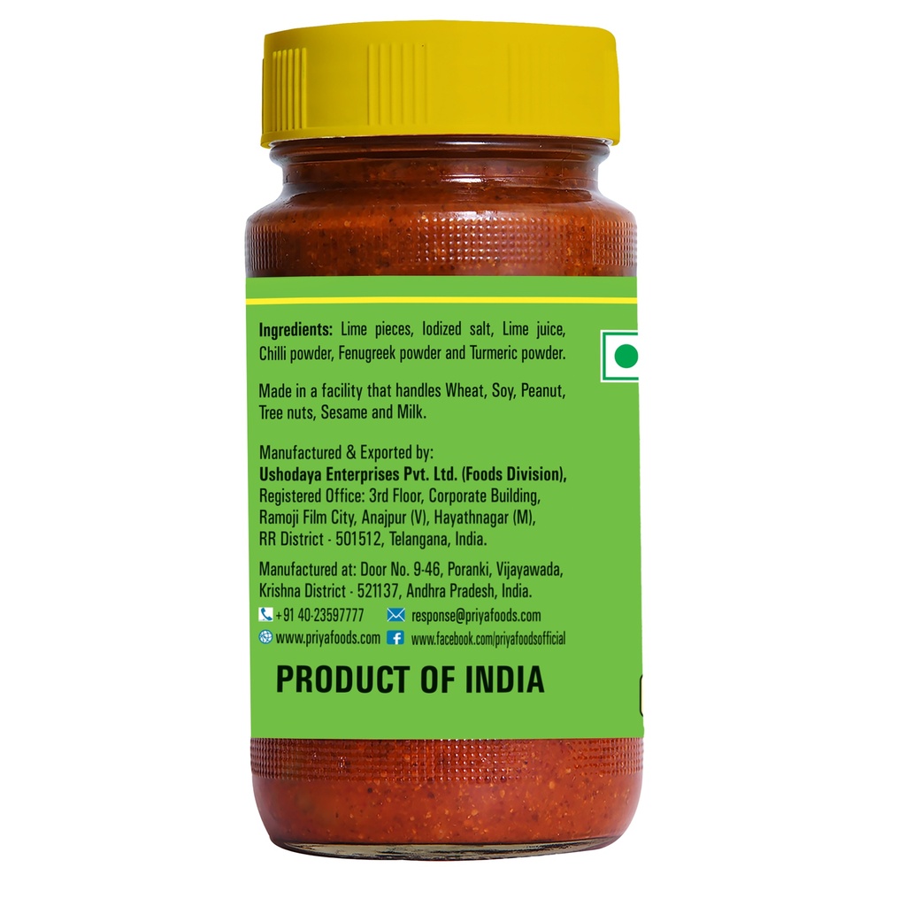 Lime Pickle W/O Garlic Hot