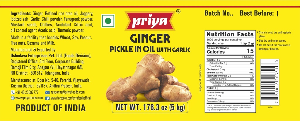 Ginger Pickle W/ Garlic