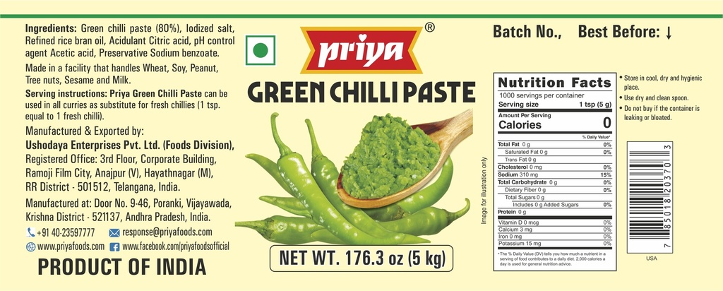 Green Chilli Paste