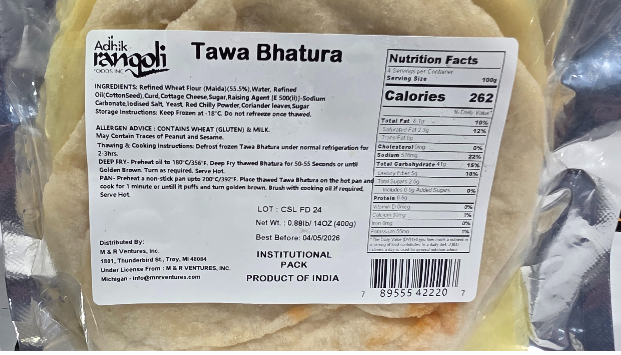 R33A Bhatura (Tawa)