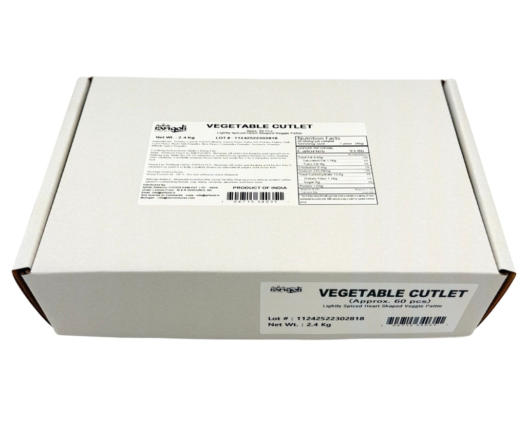 R16 VPK Veg Cutlet Heart Shape