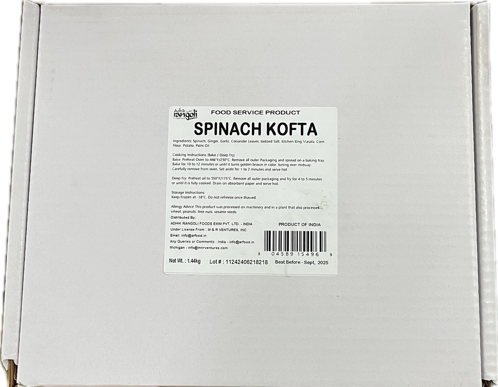 Kofta Spinach