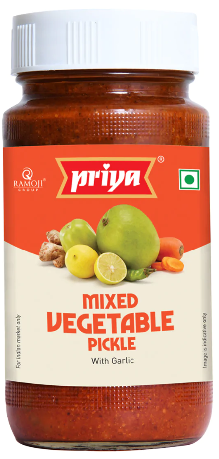 Mixed Veg Pickle W/ Garlic Hot