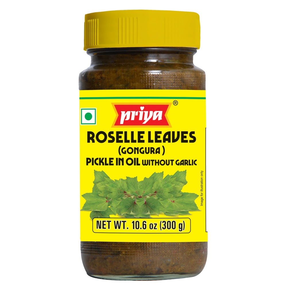 Roselle Leaves (Gongura) Pickle W/O Garlic