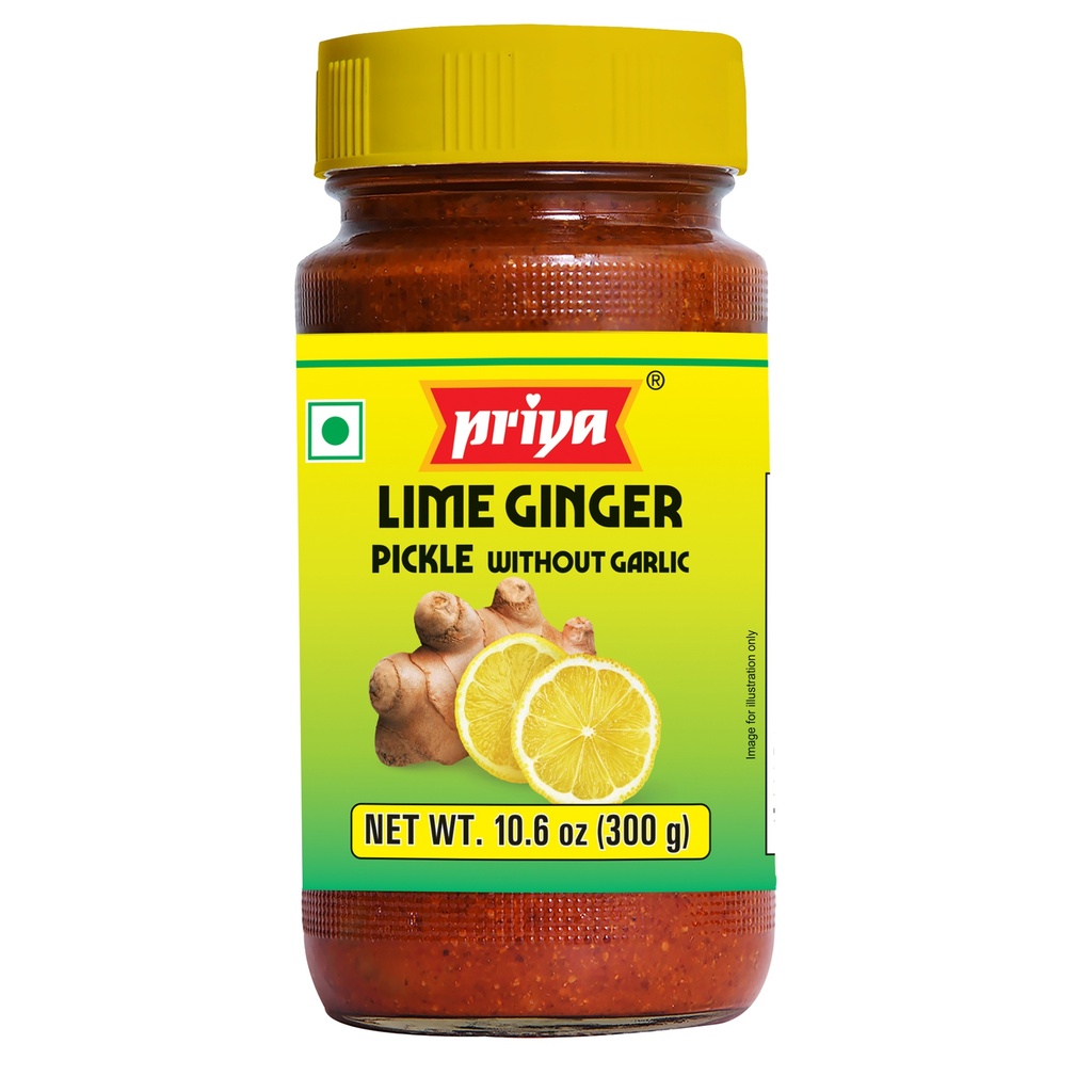 Lime Ginger Pickle W/O Garlic