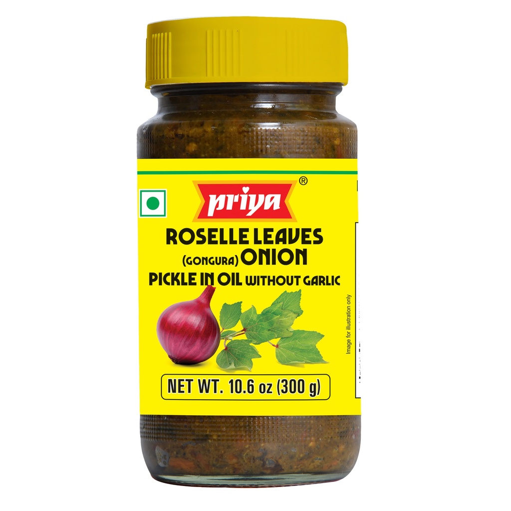 Gongura Onion Pickle W/O garlic