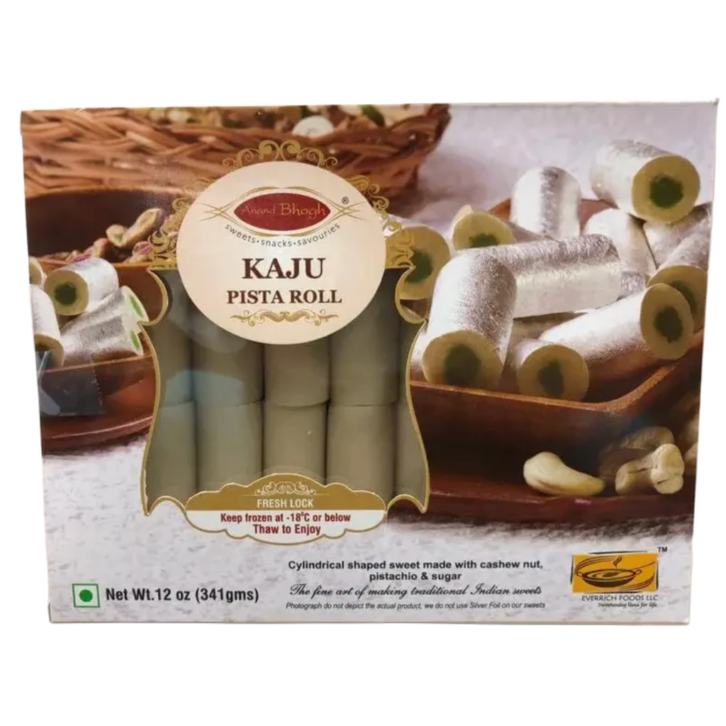 Kaju (Cashew) Pista Rolls