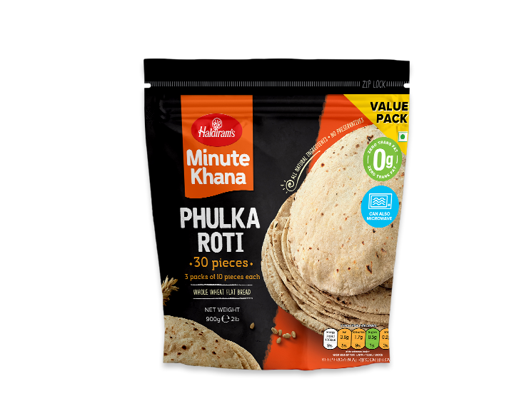 Phulka Roti (Microwavable)