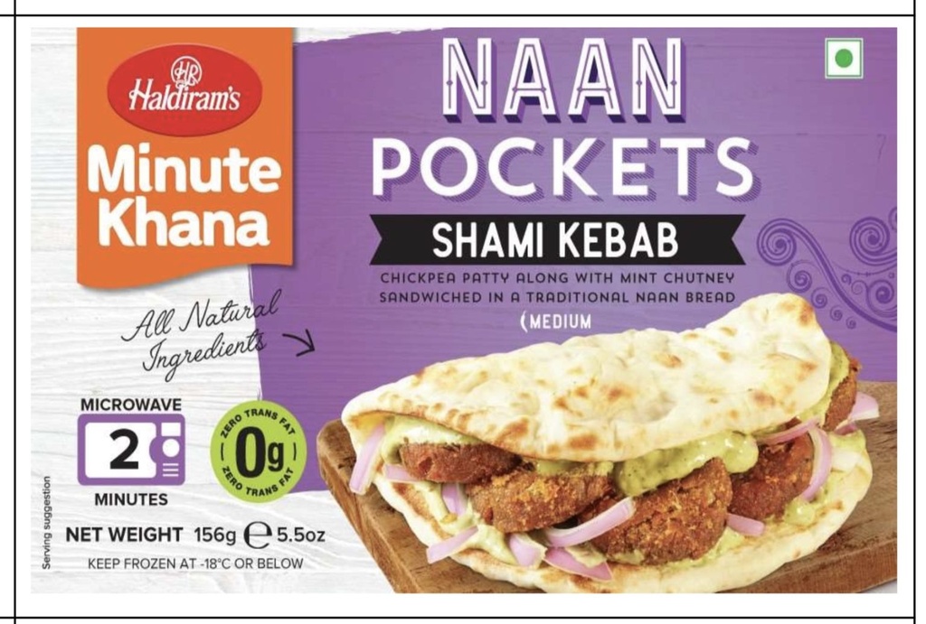Naan Pocket Shami Kebab [Naanwich]