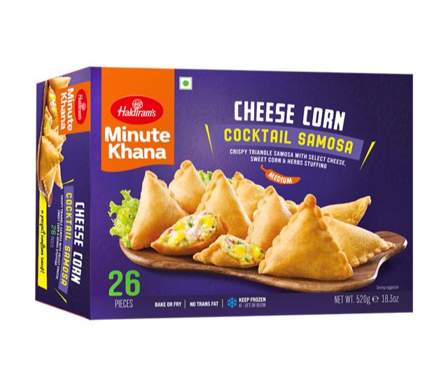 Cheese Corn Cocktail Samosa
