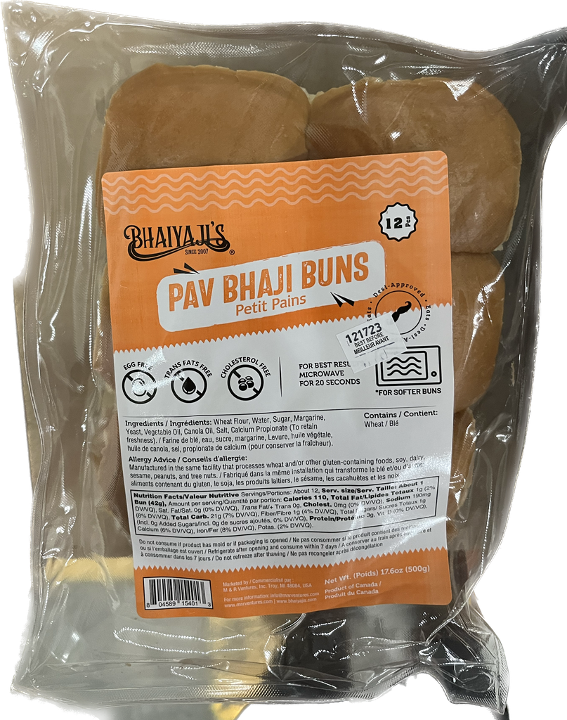 Pav Bhaji Buns (Canada)