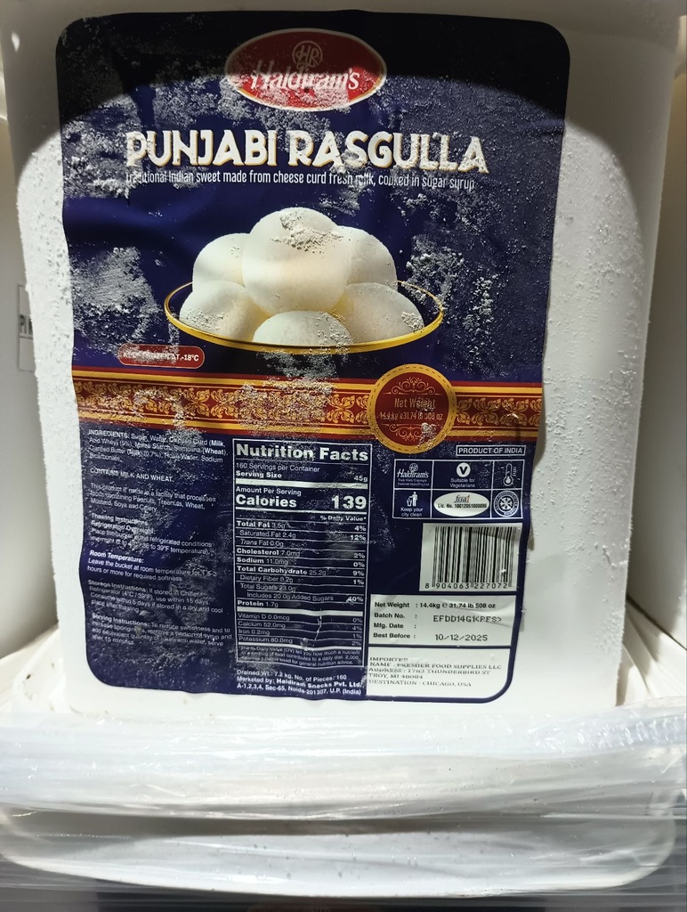 (Bucket) Punjabi Rasogolla