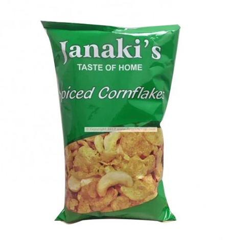 Spiced corn flakes