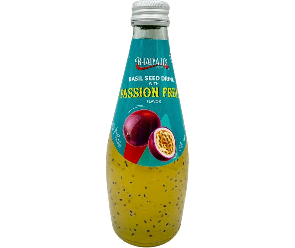 Basil Seed Drink with Passion Fruit Flavor