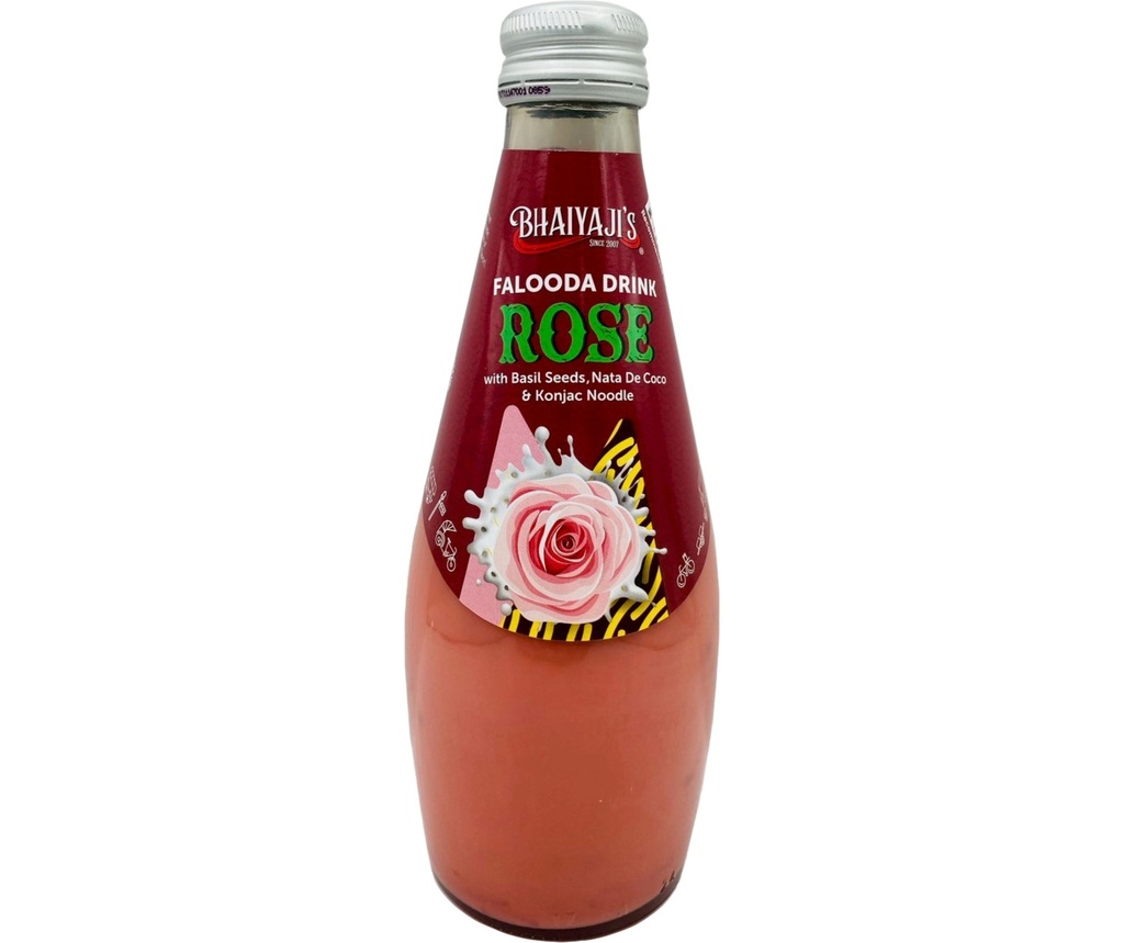 Falooda - Rose With Basil Seed Drink