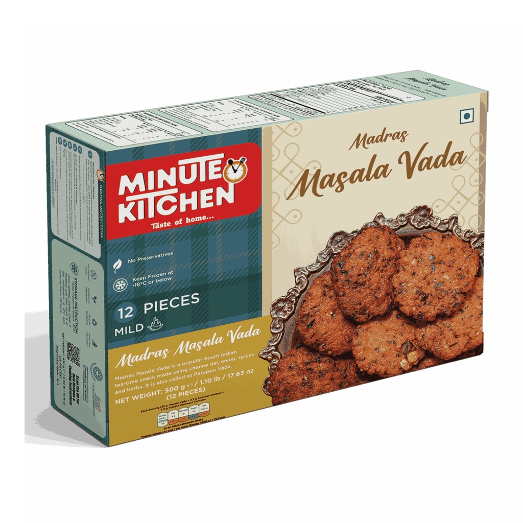 Madras Masala Vada + Chutney