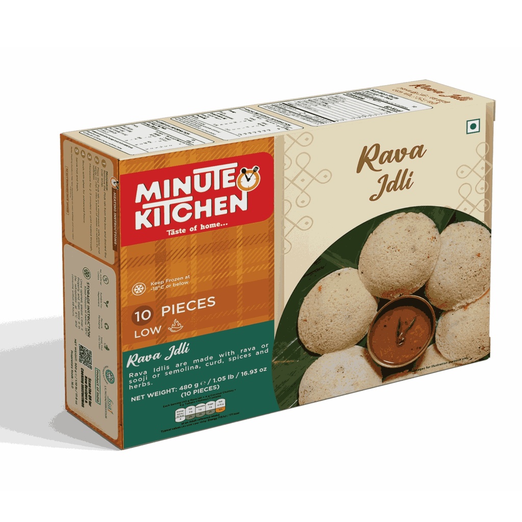 Rava Idli + Chutney