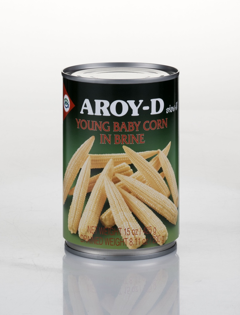 Canned Young baby corn in Brine