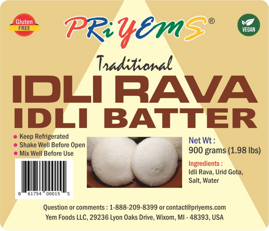 Idli Rava Batter