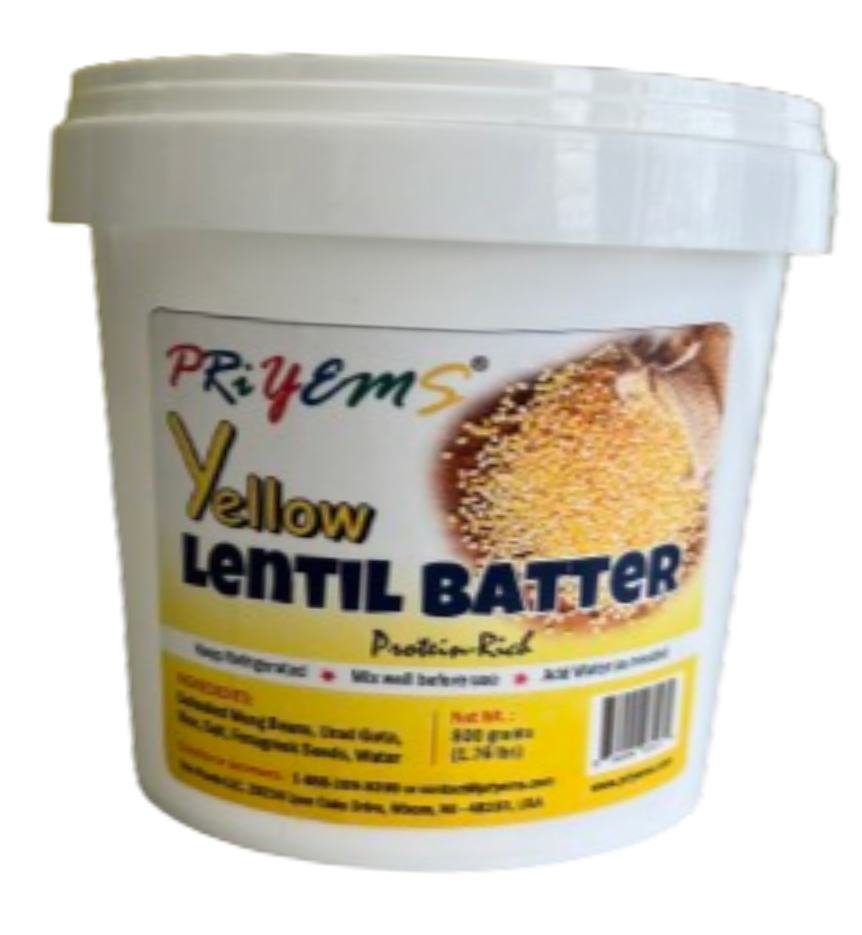 Yellow Lentil Batter