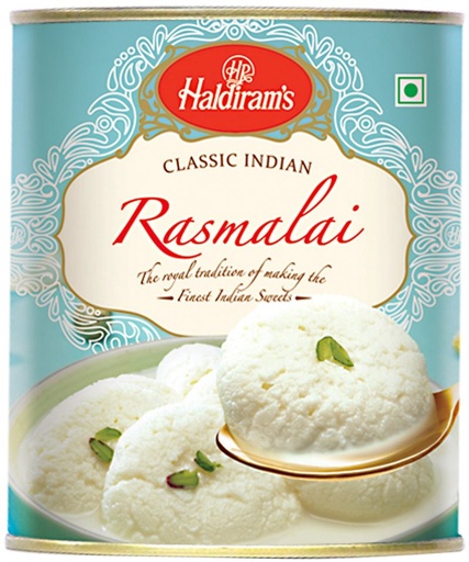 [DHLD:CAN:40121R2] - Rasmalai (Big Can) - [3.7kg (65pcsx56g/pc)]