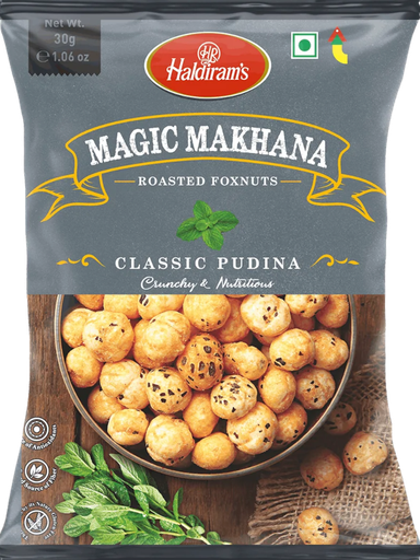 [DHLD:NUT:40117F1] - (Classic Pudina) Roasted Foxnuts - [30g]