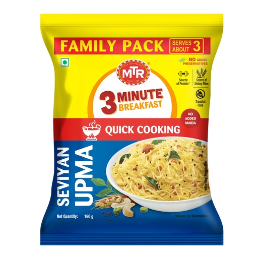 [DMTR:RTE:60011V1] - Inst. Seviyan (Vermicelli) Upma - [160g]