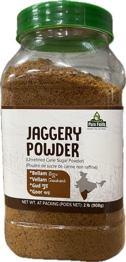 [DPFT:JGY:70108J10] - Jaggery Powder (South) (Jar) - [2lb]