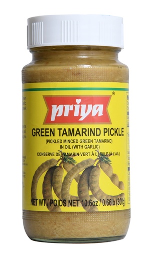 [DPRY:PKL:67506G7W] Green Tamarind Pickle W/ Garlic