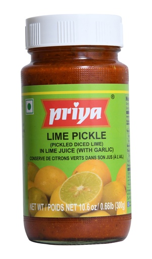 [DPRY:PKL:67506L1W] Lime Pickle W/ Garlic Hot