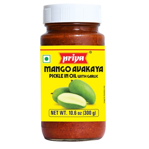 [DPRY:PKL:67506M1W] - Mango Pickle (Avakaya) W/ Garlic Hot - [300g]