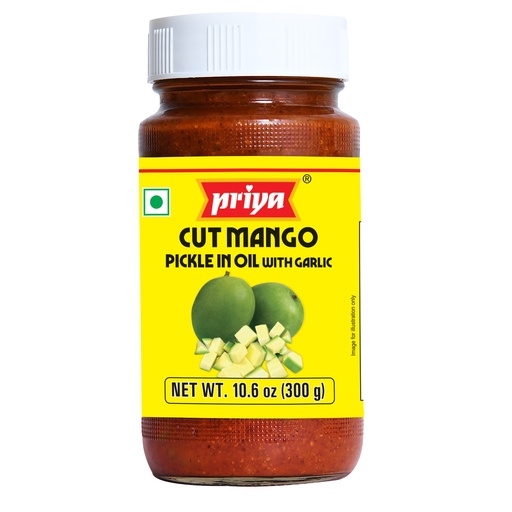 [DPRY:PKL:67506M2W] - Mango Cut Pickle W/ Garlic - [300g]