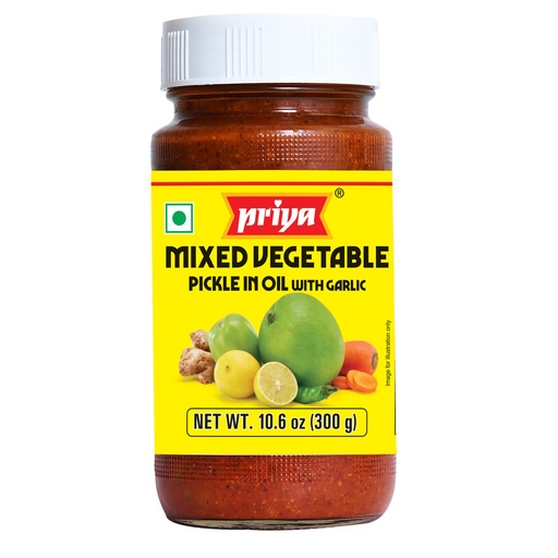 [DPRY:PKL:67506M5W] Mixed Veg Pickle W/ Garlic Hot