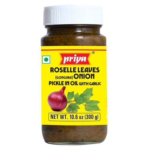 [DPRY:PKL:67506O1W] - Gongura Onion Pickle W/ Garlic - [300g]