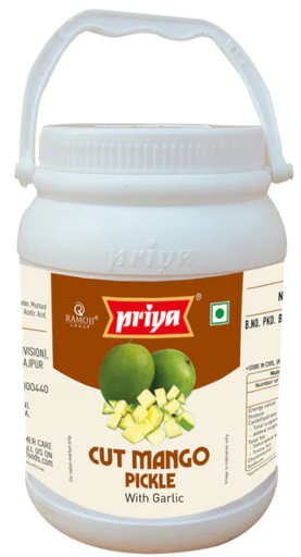 [DPRY:PKL:67507M2W] - Mango Cut Pickles-W/ Garlic - [1kg]
