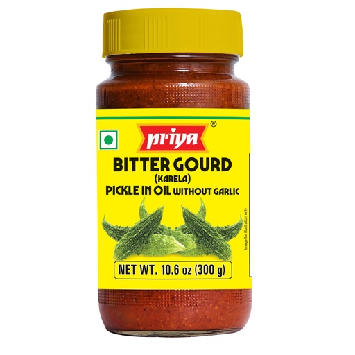[DPRY:PKL:67508B1X] - Bitter Gourd Pickle W/O Garlic - [300g]