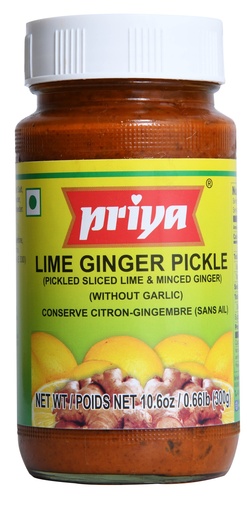 [DPRY:PKL:67508L2X] Lime Ginger Pickle W/O Garlic
