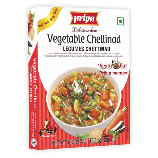 [DPRY:RTE:67511V1] - Vegetable Chettinad - [300g]
