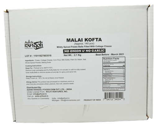 [FARF:RTE:11201K13] R9B VPK Malai Kofta