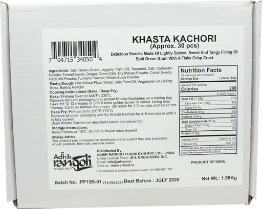 [FARF:RTE:11201K4] R7B VPK Khasta Kachori
