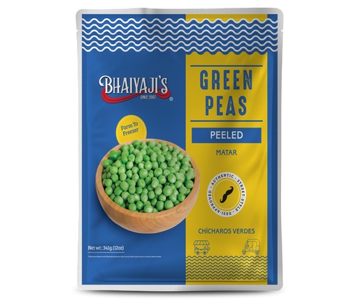 [FBYJ:VEG:15101G2] - Green Peas (Mutter) - [341g]