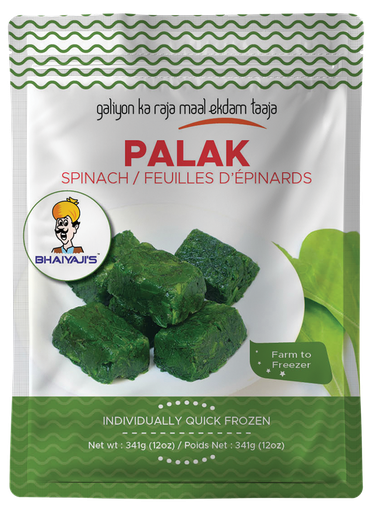 [FBYJ:VEG:15101P1] - Palak (Spinach Leaves) - [341g]