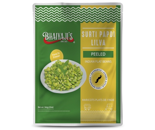 [FBYJ:VEG:15101S2] - Surti Papdi Lilva (Beans) - [341g]