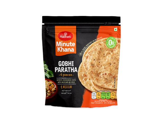 [FHLD:BRD:40012G1] - Gobhi Paratha - [400g (4pcsx100g/pc)]