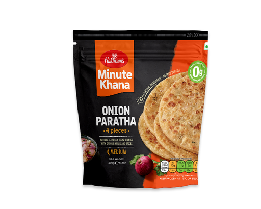 [FHLD:BRD:40012O1] - Onion Paratha - [400g (4pcsx100g/pc)]